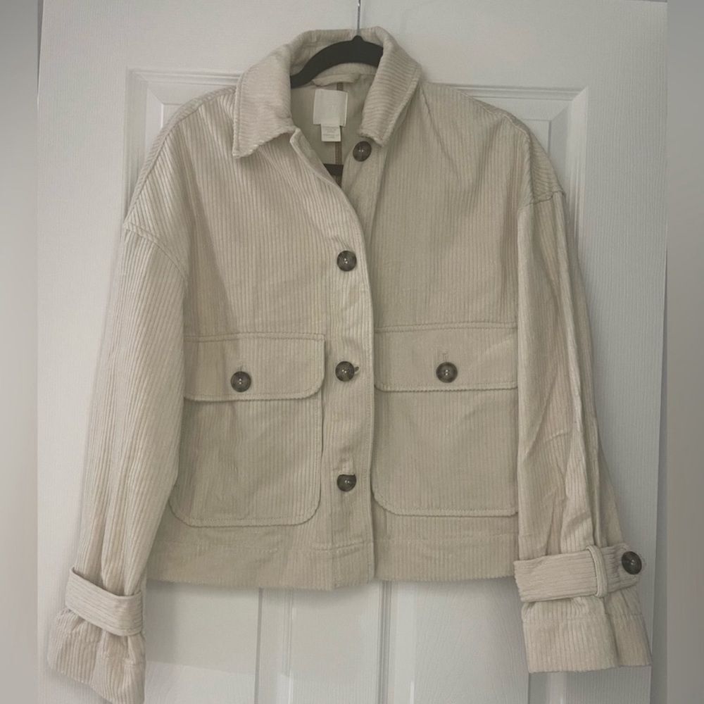 Corduroy jacket- soft cotton!